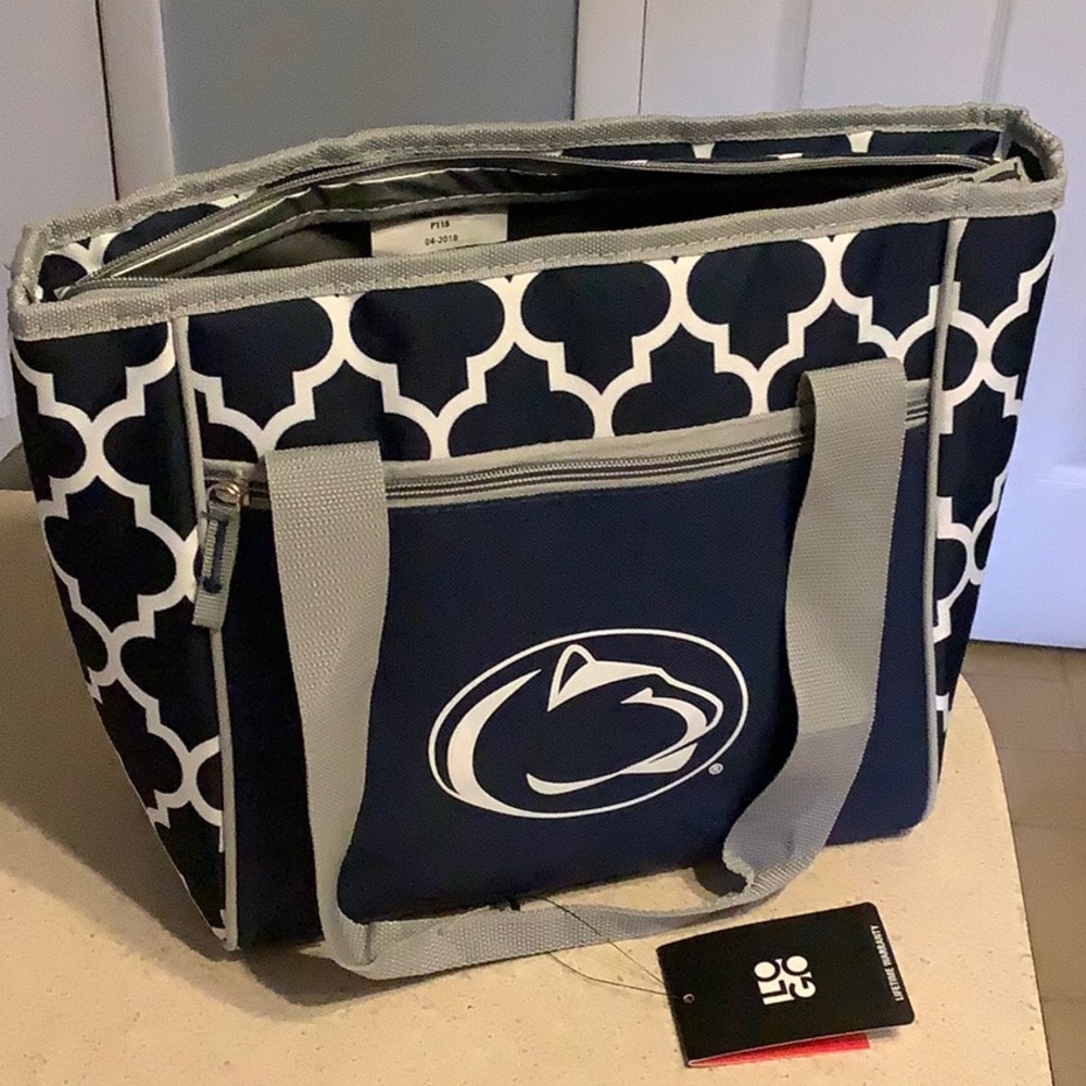 NWT - logobrands Penn State Cooler Tote w/ FREE Travel Tumbler!